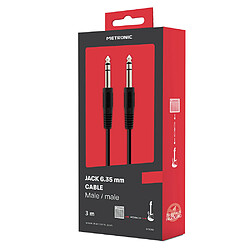 Acheter Metronic Câble audio jack stéréo 6.35 mm mâle/mâle 3 m