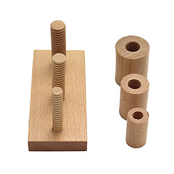 Acheter Écrous et Boulons pour jeunes enfants Montessori Jouets Bâtiment Construction Outils Correspondant la Motricité Fine pour Les Tout-petits Garçons,