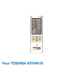 Superior Télécommande de remplacement climatisation pour Pour TOSHIBA 43T69615