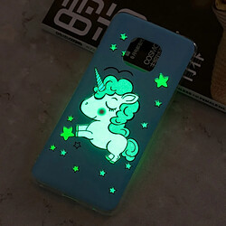 Acheter Wewoo Coque Étui de protection en TPU antichoc motif licorne lumineuse pour HuMate 20 Pro