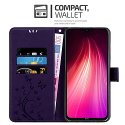 Avis Cadorabo Coque Xiaomi RedMi NOTE 8 Etui en Mauve