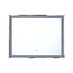 Beliani Miroir LED ARGENS 90 cm Argenté