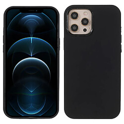 Coque en silicone, antichoc noir pour votre Apple iPhone 12/12 Pro 6.1 pouces