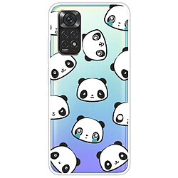 Coque en TPU anti-rayures pandas mignons pour votre Xiaomi Redmi Note 11S 4G/Redmi Note 11 4G (Qualcomm)