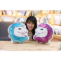 Avis Universal 50cm Animaux de dessin animé Licorne Oreiller en peluche Jouet en peluche douce Idée de coussin de décoration de chambre d'enfant | Oreiller de luxe (violet)