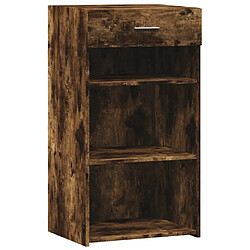 vidaXL Buffet chêne fumé 50x42,5x93 cm bois d'ingénierie