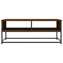 Avis vidaXL Table basse chêne marron 100x51x40 cm bois d'ingénierie