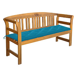 Maison Chic Banc de jardin | Banquette de jardin | Chaise Relax avec coussin 157 cm Bois d'acacia massif -MN84484