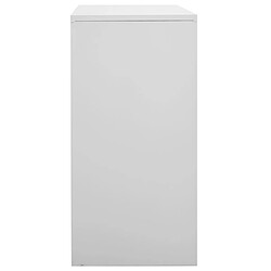 Avis vidaXL Armoires à casiers 5 pcs Gris clair 90x45x92,5 cm Acier