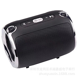 Universal Portable Petit haut-parleur Bluetooth avec FM Radio Music Bass Subwoofer TF Aux Haut-parleurs USB pour téléphones informatiques | Haut-parleurs extérieurs (Noir)