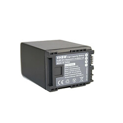 Vhbw Batterie Li-Ion 2400mAh pour caméscope CANON, remplace le modèle BP-827 - avec info-puce