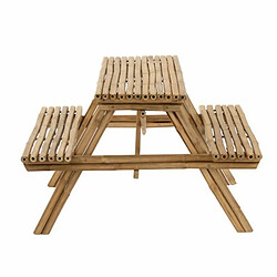 Avis Paris Prix Table de Jardin & 2 Bancs Paradis 134cm Naturel