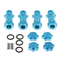 Métal 17mm Hex Hub 30mm Extension Extension plus long combinateur pour voiture RC Bleu pas cher