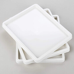 Baker Ross Plateau artisanal Blanc 25 cm x 20 cm pas cher