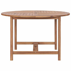 Avis Maison Chic Table de salle à manger,Table à dîner de jardin ?110x75cm Bois massif de teck -GKD39625