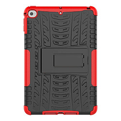 Wewoo Coque antichoc TPU + PC pour iPad Mini 2019 avec support Rouge