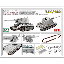 Avis Rye Field Model Maquette Char T-34/122 Egyptian 122 Mm Self-propelled Gun