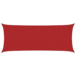 vidaXL Voile d'ombrage 160 g/m² Rouge 2x4,5 m PEHD