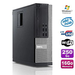 PC Dell Optiplex 990 SFF Intel G630 2.7GHz 16Go Disque 250Go DVD Wifi W7 - Occasion