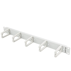 Avis Panneau presse-étoupe pour armoire rack 19 blanc avec 5 anneaux 1U Lanberg AK-1202-S