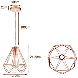 Acheter STOEX Suspensions Luminaires Vintage Lustre Plafonnier Industrielle Métal Rétro