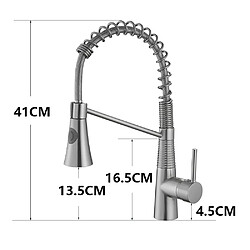 Avis Robinet de Cuisine à Ressort en Spirale, Robinet d'Évier avec Douchette Extensible