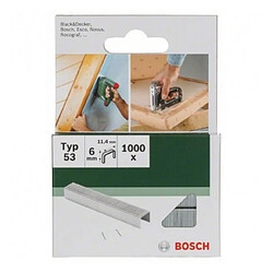 BOSCH Accessoires - set 1000 agrafes 6mm type 53