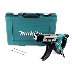 Makita 6842 Visseuse Plaquiste 470 W + Coffret de transport + 3x Embouts PH2 Bits pour Magasin à vis 4 x 25-55 mm