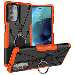 Coque en TPU anti-chute avec béquille pour votre Motorola Moto G51 5G - orange