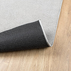 Acheter vidaXL Tapis OVIEDO à poils courts gris 80x250 cm