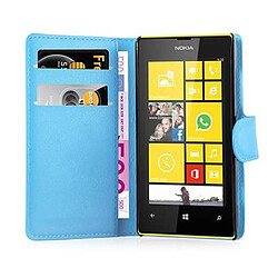 Cadorabo Coque Nokia Lumia 520 / 521 Etui en Bleu