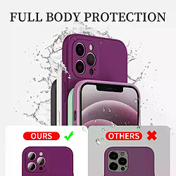 Avis RedMiter Coque de téléphone carrée en Silicone liquide, étui arrière pour iPhone 15 Pro Max