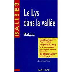 Le lys dans la vallée, Honoré de Balzac