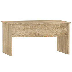 Avis Maison Chic Tabls basse,Table Console pour salon Chêne sonoma 80x50,5x41,5 cm Bois d'ingénierie -MN66756