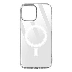 Avizar Coque pour MagSafe pour iPhone 11 Cercle magnétique Rigide Transparent