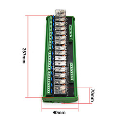 Commutateur de bas niveau de carte d'interface de commutateur de commande de module de relais w / Base PNP-24V