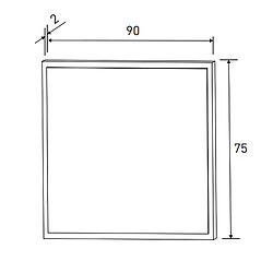 Pegane Ensemble chambre à coucher, tête de lit + 2 tables chevets + Commode + miroir mural coloris chêne cambrian/Graphite pas cher