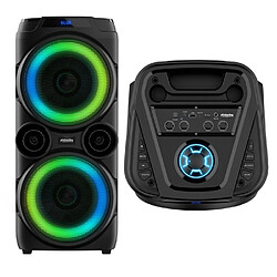 Avis Enceinte DJ Mobile sur batterie Pickering ULTIMAT500, 500W, Boomers 25cm à LED RVB RING, USB Bluetooth Radio FM,TWS, Microphone