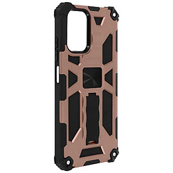 Avizar Coque Xiaomi Redmi Note 10 et Note 10s Bumper Béquille Magnétique Rose gold