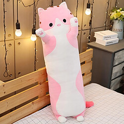 Universal 70cm doux et mignon dessin animé oreiller long peluche jambes serré enfant tenant pour dormir | oreiller en peluche (rose)