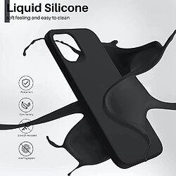 Coque Pour iPhone 12 - 12 Pro Silicone Noire + 2 Verres Trempes Little Boutik®