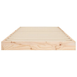 Acheter vidaXL Cadre de lit sans matelas 75x190 cm bois de pin massif