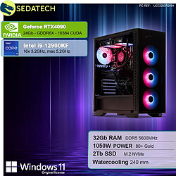 Sedatech PC Gamer • Intel i9-12900KF • RTX4090 • 32Go DDR5 • 2To SSD M.2 • Windows 11