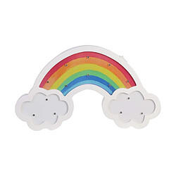 The Home Deco Kids Arc en ciel lumineux en bois 35 cm.