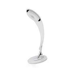 Luminaire Center Lampe de table LED Tess Blanc mat, chrome poli