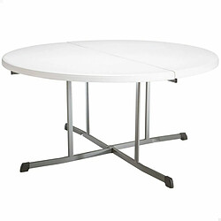 Table d'appoint Lifetime Blanc 152 x 75,5 x 152 cm Acier Plastique