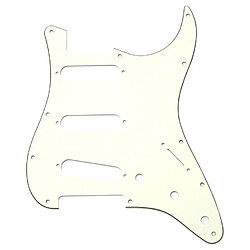 3-Ply Parchment 11-Hole Stratocaster Pickguard Fender