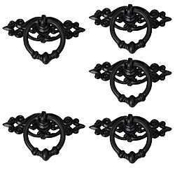 5Pack Vintage Style Cabinet Placard Tiroir Poignée De Porte Poignée Bouton Pour Meubles Cuisine Matériel pas cher