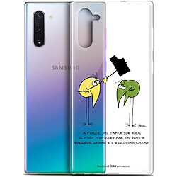 Caseink Coque Pour Samsung Galaxy Note 10 (6.3 ) [Gel HD Collection Les Shadoks ? Design A Force - Souple - Ultra Fin - Imprimé en France]