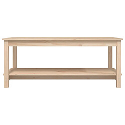 Maison Chic Table basse,Table Console Table d'appoint, Table pour salon 110x55x45 cm Bois massif de pin -MN87744 pas cher